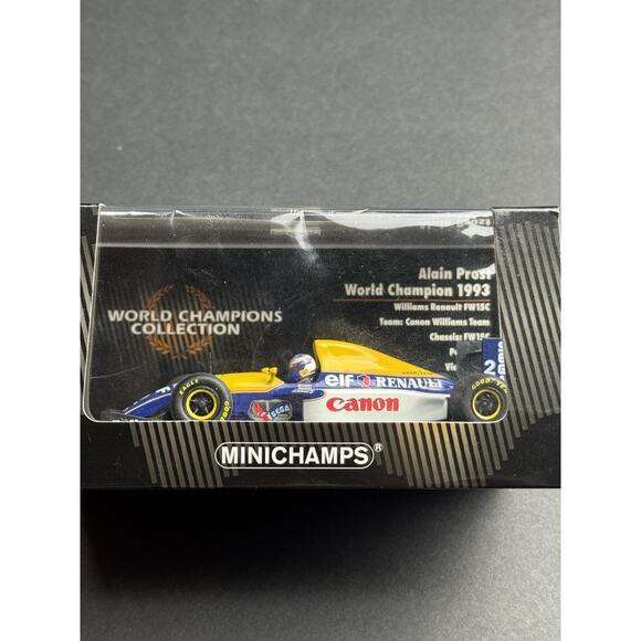 Minichamps Williams Renault FW15C 1993 Alain Prost F1. World Champion 1/43 Scale - Picture 2 of 8